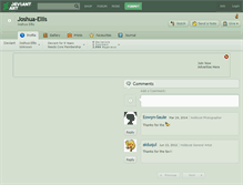 Tablet Screenshot of joshua-ellis.deviantart.com