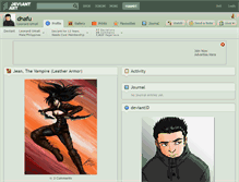 Tablet Screenshot of dhafu.deviantart.com
