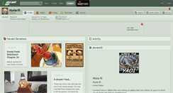 Desktop Screenshot of mysia-ri.deviantart.com