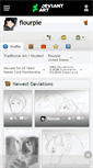Mobile Screenshot of flourpie.deviantart.com