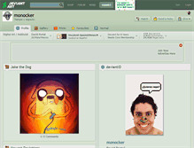 Tablet Screenshot of monocker.deviantart.com