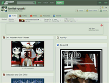 Tablet Screenshot of llawliet-ryuzaki.deviantart.com