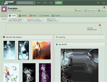 Tablet Screenshot of evenstar-.deviantart.com