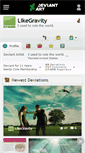 Mobile Screenshot of likegravity.deviantart.com