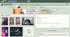 Desktop Screenshot of frostline1448.deviantart.com