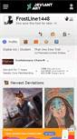 Mobile Screenshot of frostline1448.deviantart.com
