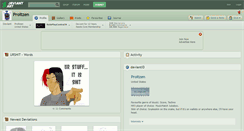 Desktop Screenshot of proitzen.deviantart.com