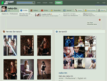 Tablet Screenshot of neko-tin.deviantart.com