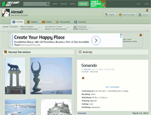 Tablet Screenshot of alecsad.deviantart.com