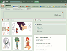 Tablet Screenshot of hababola.deviantart.com