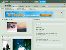 Tablet Screenshot of amyrhian.deviantart.com