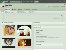 Tablet Screenshot of ilona-haku.deviantart.com