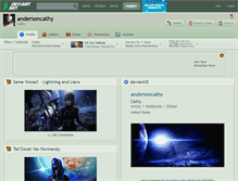 Tablet Screenshot of andersoncathy.deviantart.com
