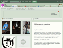 Tablet Screenshot of kiix.deviantart.com