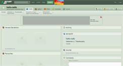 Desktop Screenshot of hello-radio.deviantart.com
