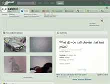Tablet Screenshot of kasch10.deviantart.com
