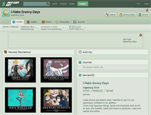 Tablet Screenshot of i-hate-snowy-days.deviantart.com