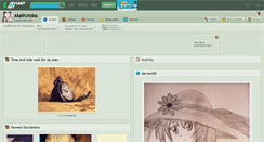 Desktop Screenshot of akaikotoba.deviantart.com