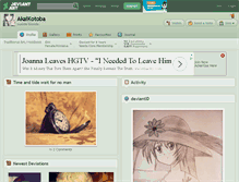 Tablet Screenshot of akaikotoba.deviantart.com