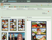 Tablet Screenshot of iwarinjones.deviantart.com