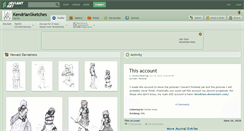 Desktop Screenshot of kendriansketches.deviantart.com