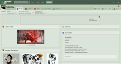 Desktop Screenshot of holeyes.deviantart.com