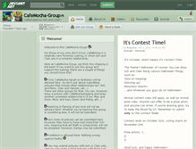 Tablet Screenshot of cafemocha-group.deviantart.com