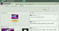 Desktop Screenshot of expression-bath.deviantart.com