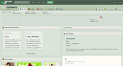 Desktop Screenshot of girlsdesire.deviantart.com