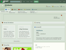 Tablet Screenshot of girlsdesire.deviantart.com
