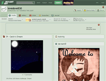 Tablet Screenshot of lovedove830.deviantart.com