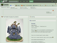 Tablet Screenshot of enensis.deviantart.com