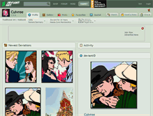 Tablet Screenshot of cuivree.deviantart.com