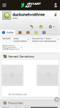Mobile Screenshot of duckonetwothree.deviantart.com