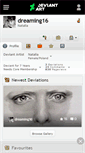 Mobile Screenshot of dreaming16.deviantart.com