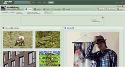 Desktop Screenshot of knuddelking.deviantart.com