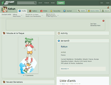 Tablet Screenshot of kekun.deviantart.com