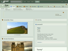 Tablet Screenshot of fizze.deviantart.com