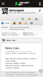 Mobile Screenshot of demongeek.deviantart.com