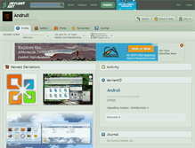 Tablet Screenshot of andruli.deviantart.com