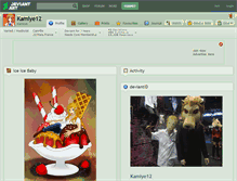 Tablet Screenshot of kamiye12.deviantart.com