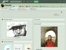 Tablet Screenshot of frosty456.deviantart.com