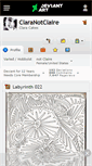Mobile Screenshot of claranotclaire.deviantart.com