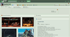 Desktop Screenshot of gazette-ruki.deviantart.com