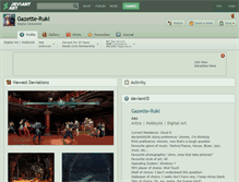 Tablet Screenshot of gazette-ruki.deviantart.com