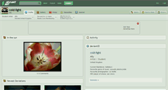 Desktop Screenshot of cold-light.deviantart.com