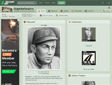 Tablet Screenshot of graphitefanart.deviantart.com