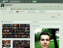 Tablet Screenshot of elnapoleoni.deviantart.com