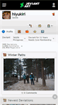 Mobile Screenshot of hiyukiri.deviantart.com