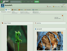 Tablet Screenshot of myosotispl.deviantart.com